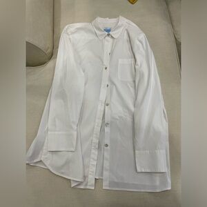 Button down white blouse